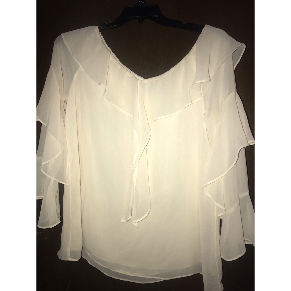 creme dress shirt